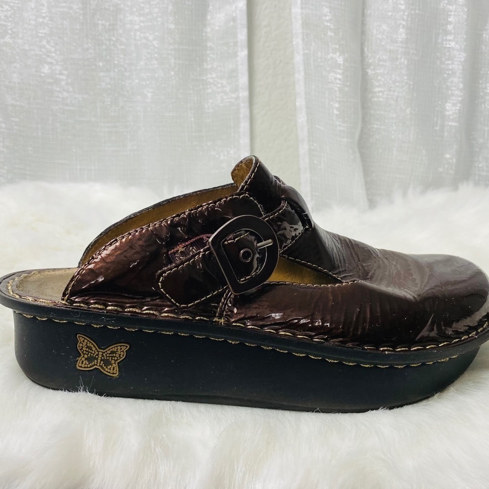 Algeria Bronze Slip On Clogs~36